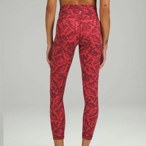 Lululemon Wunder Under High-Rise Tight 25" *Luxtreme
Spray Leaf Fireside Red